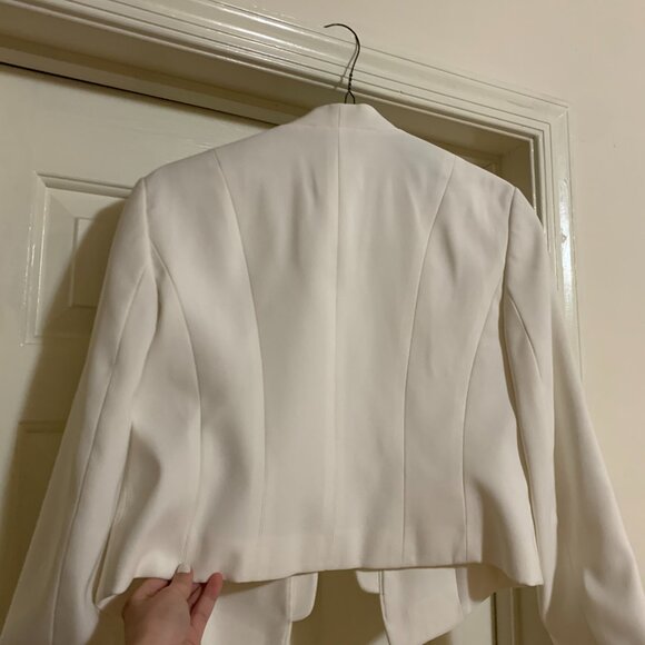 Ann Taylor Open Blazer White Size 6 Never Worn - Picture 3 of 5